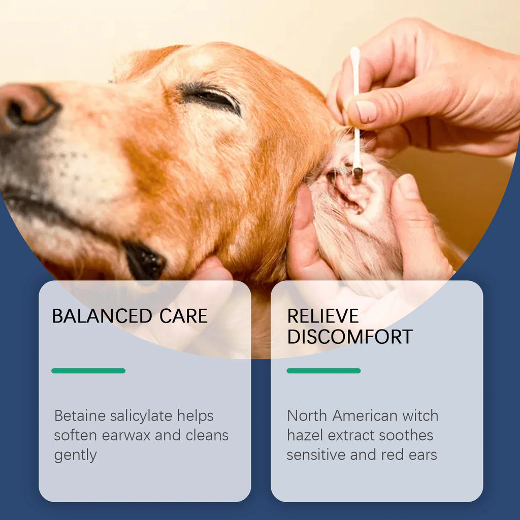 PureEar™ Pet Care – Gentle Ear Cleaning & Freshness Formula (100ml)