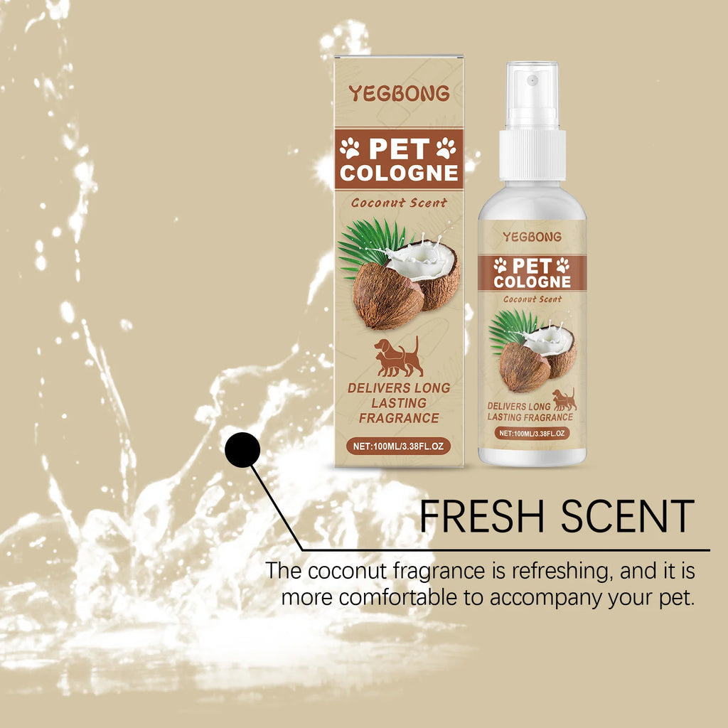 CocoFresh™ Pet Spray – Natural Odor Eliminator for Dogs & Cats (100ml)