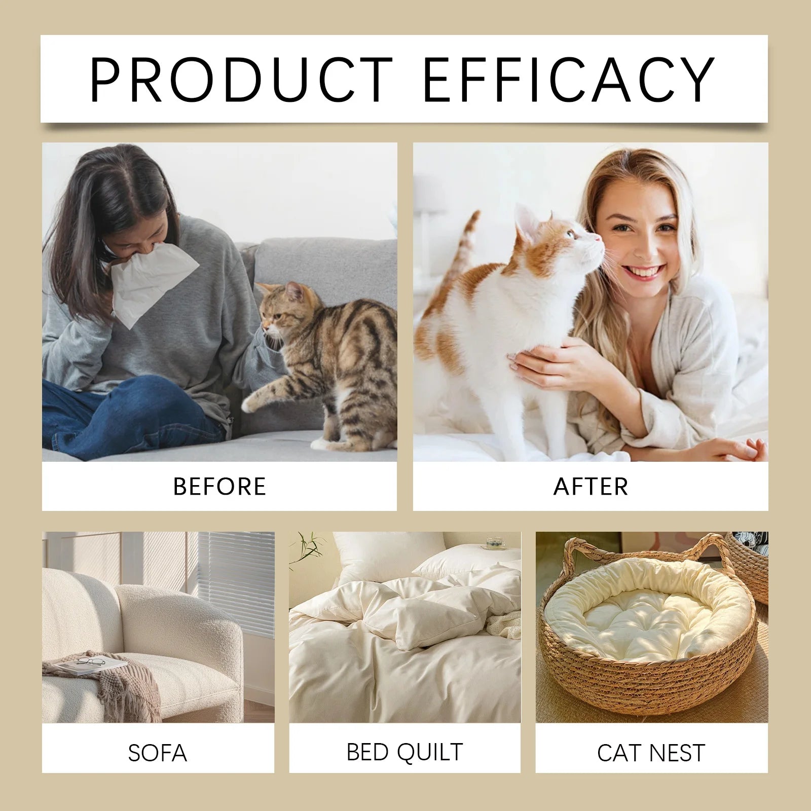 CocoFresh™ Pet Spray – Natural Odor Eliminator for Dogs & Cats (100ml)
