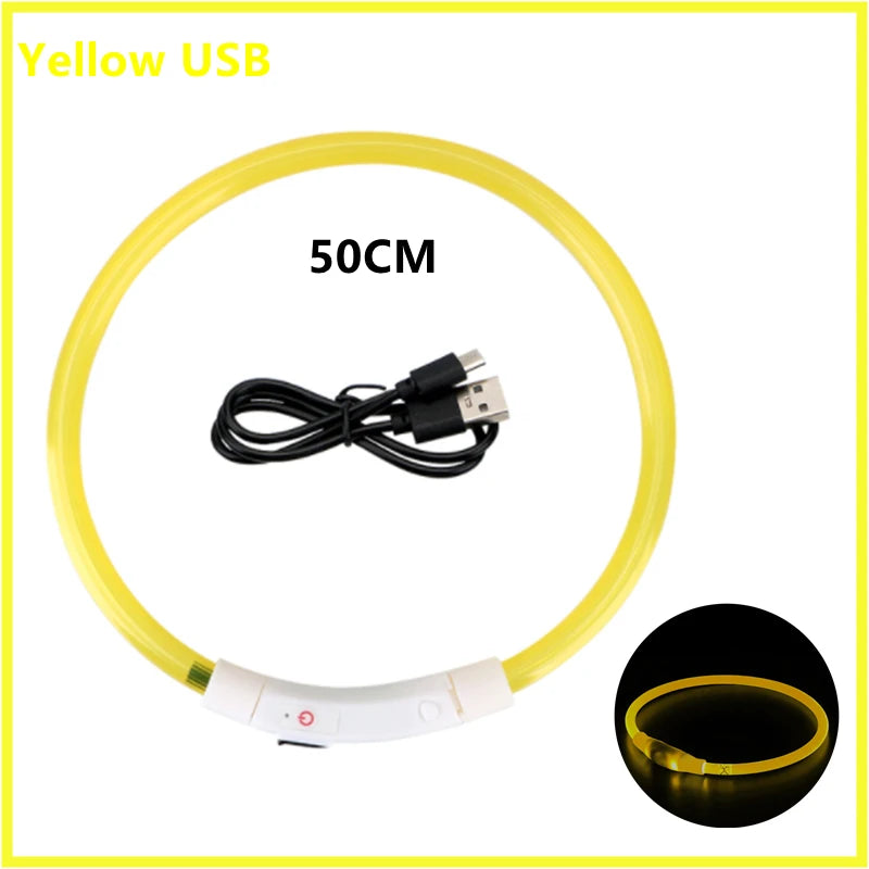 GlowPaw Safety Light Collar