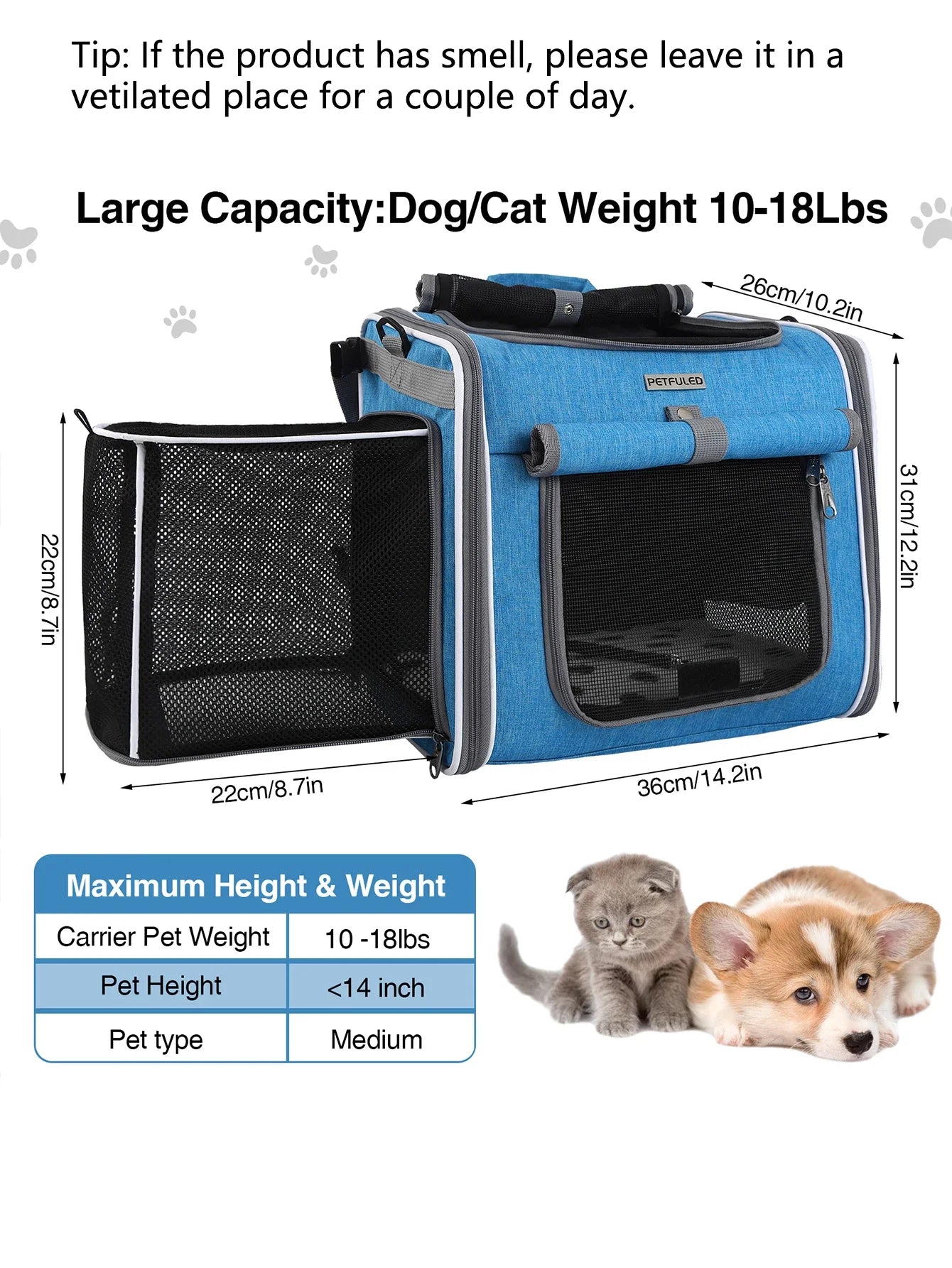 FlexNest Expandable Pet Carrier