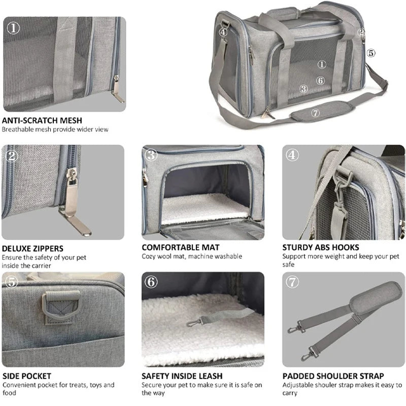 PawGo Travel Pet Carrier Bag