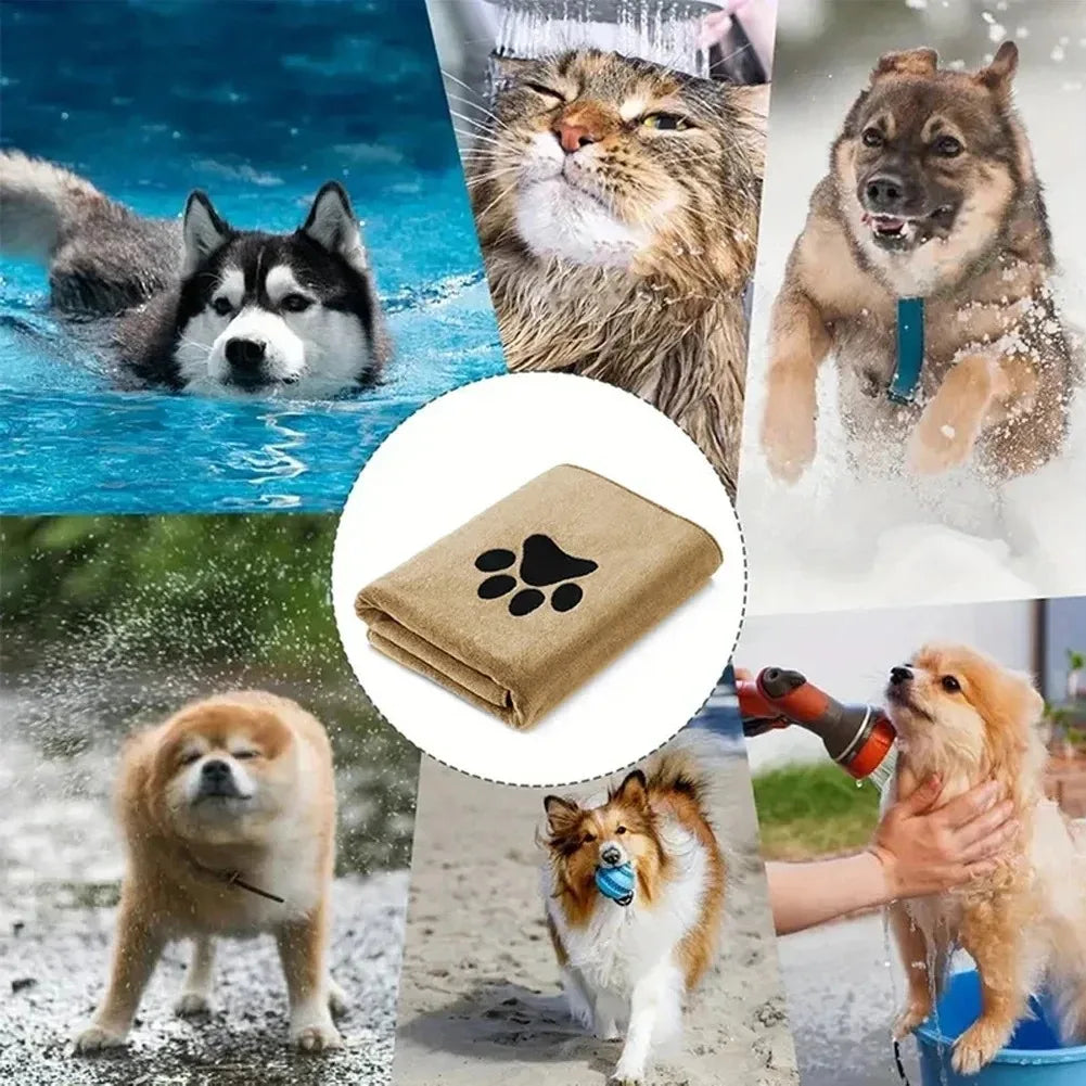 PawDry™ Microfiber Pet Bath Towel