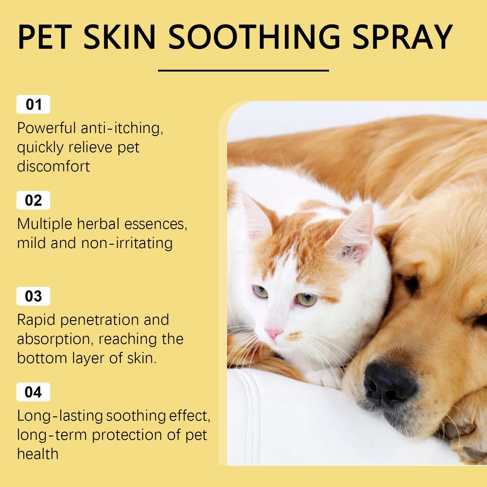 SkinComfort™ Pet Spray – Soothing Skin & Coat Care for Dogs & Cats