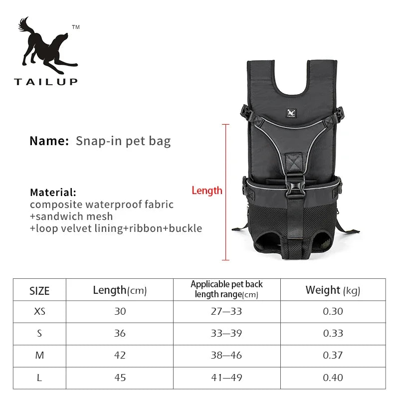 PawRide Front Pet Carrier Backpack