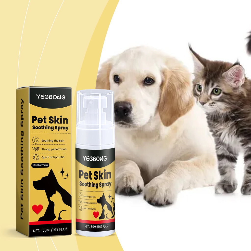 SkinComfort™ Pet Spray – Soothing Skin & Coat Care for Dogs & Cats