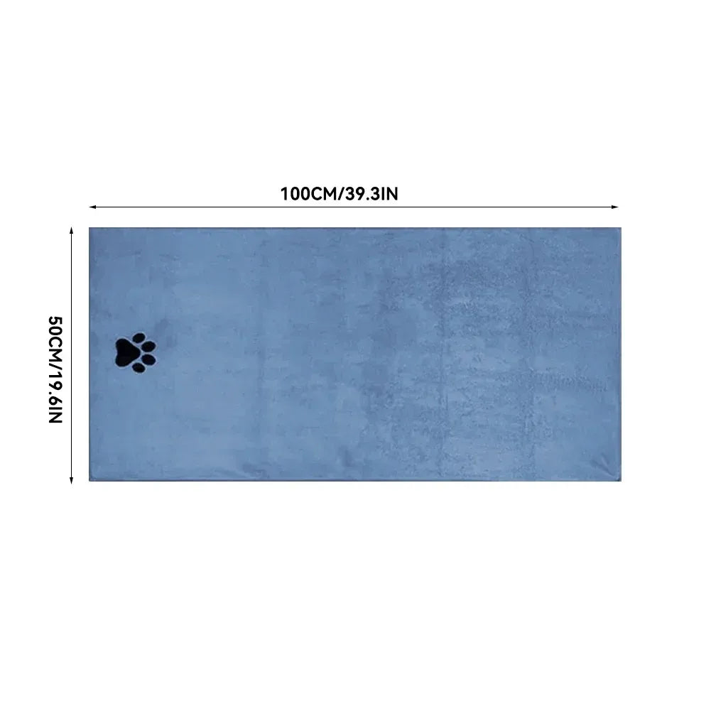PawDry™ Microfiber Pet Bath Towel