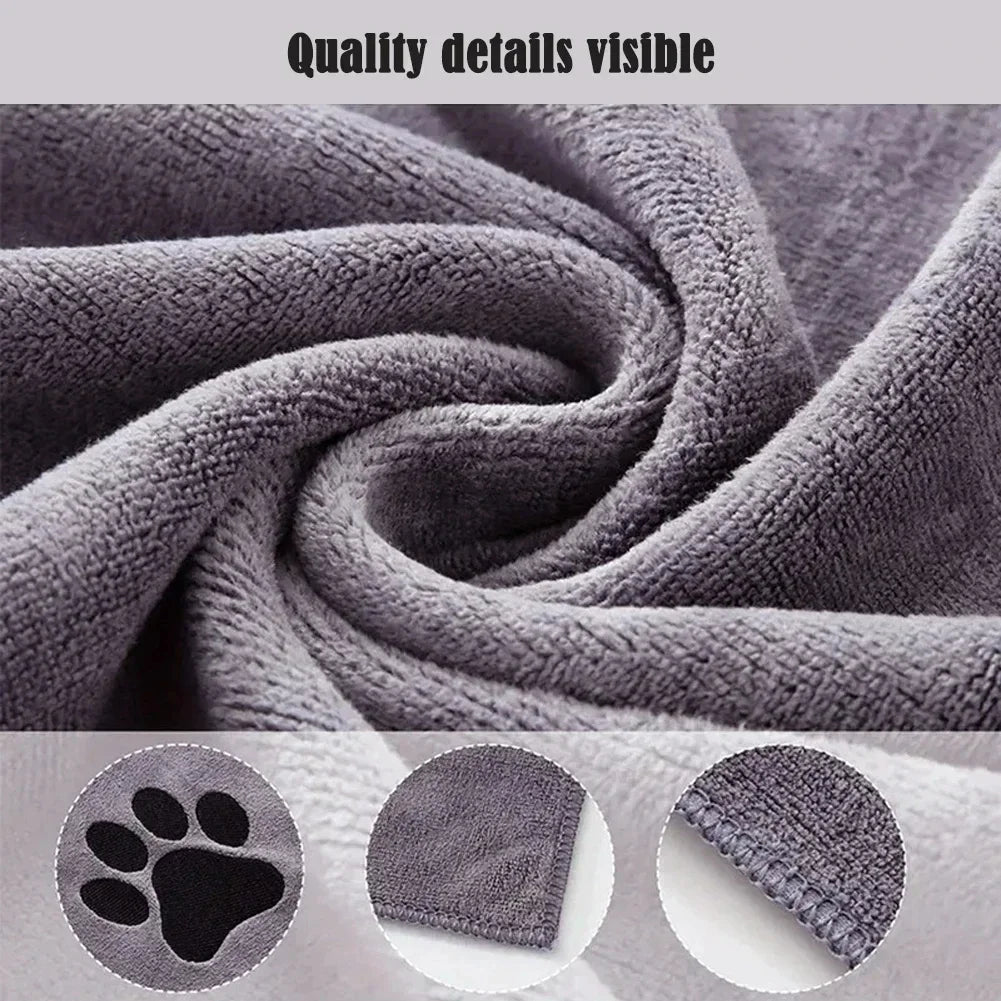PawDry™ Microfiber Pet Bath Towel