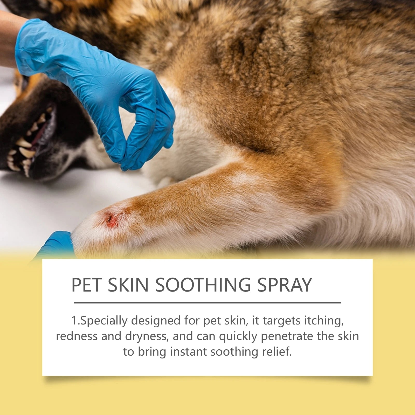 SkinComfort™ Pet Spray – Soothing Skin & Coat Care for Dogs & Cats