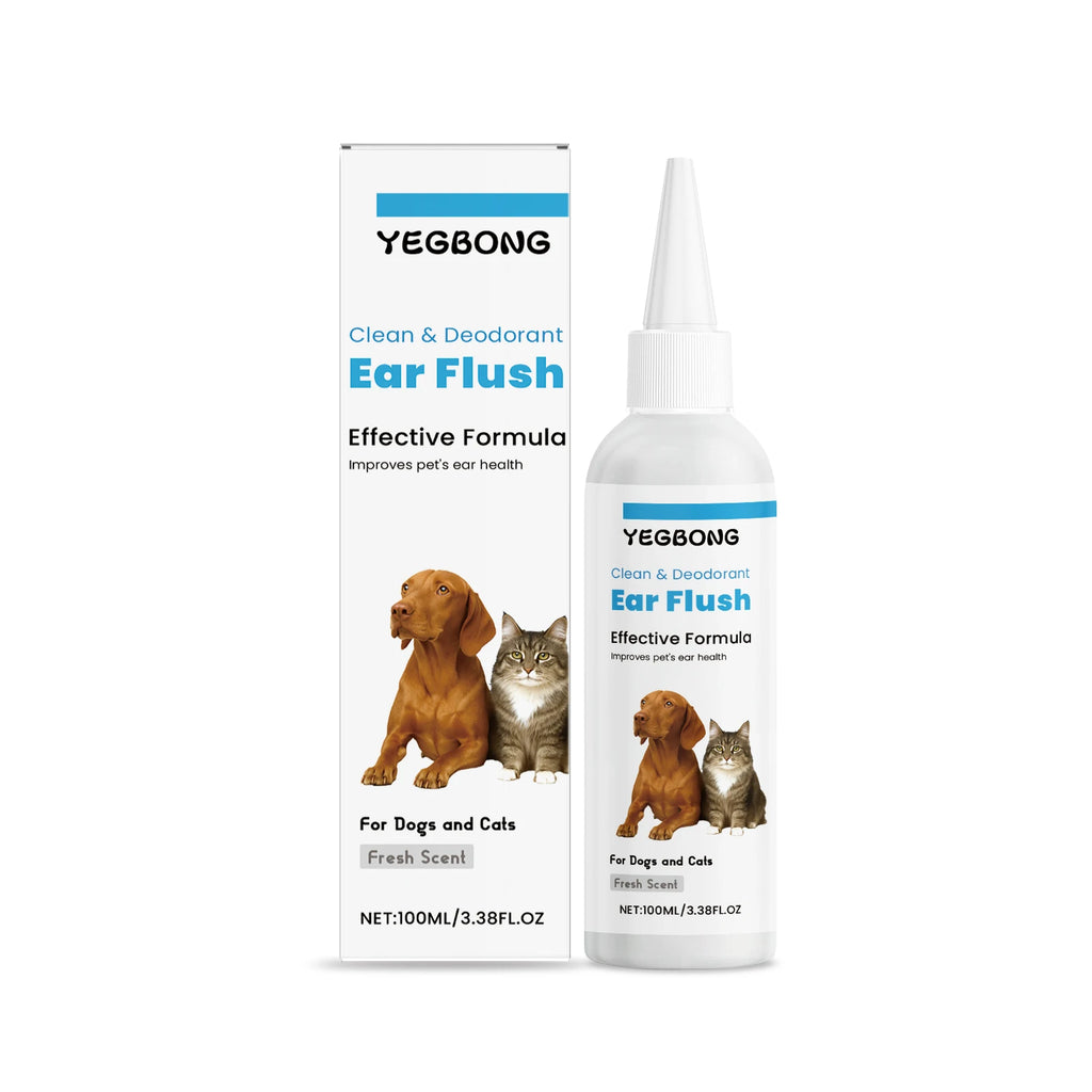 PureEar™ Pet Care – Gentle Ear Cleaning & Freshness Formula (100ml)